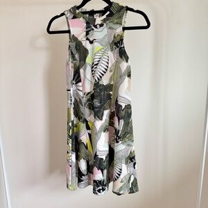 Romeo & Juliet Couture Green Black Halter Sundress